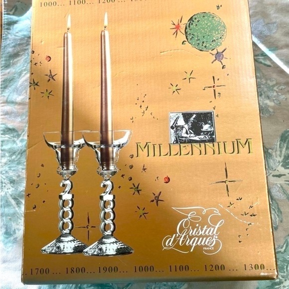 Other - 𝅺Millennium Candle Holders Y2K 2000 New In Box